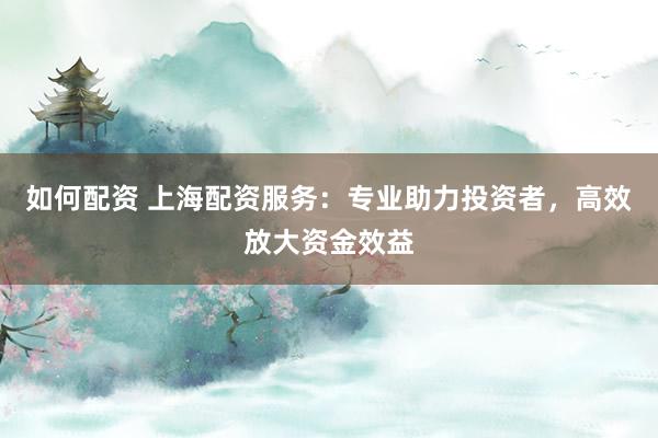 如何配资 上海配资服务：专业助力投资者，高效放大资金效益
