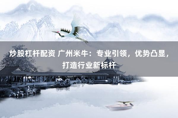 炒股杠杆配资 广州米牛：专业引领，优势凸显，打造行业新标杆