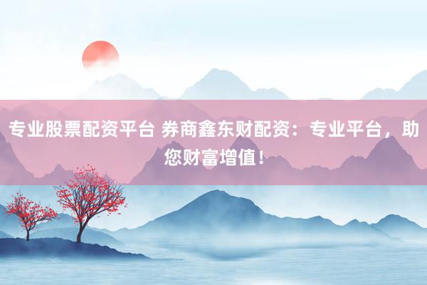 专业股票配资平台 券商鑫东财配资：专业平台，助您财富增值！