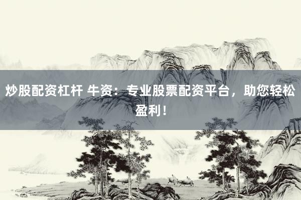 炒股配资杠杆 牛资：专业股票配资平台，助您轻松盈利！